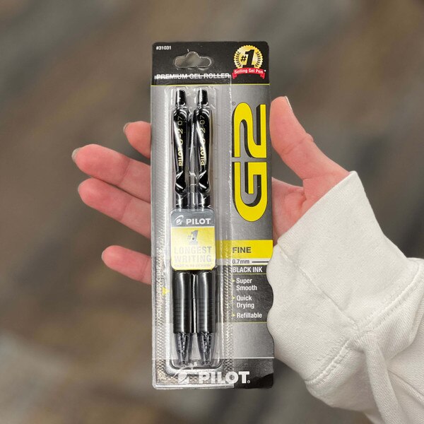 Pilot G2 Black 2Pk .7mm